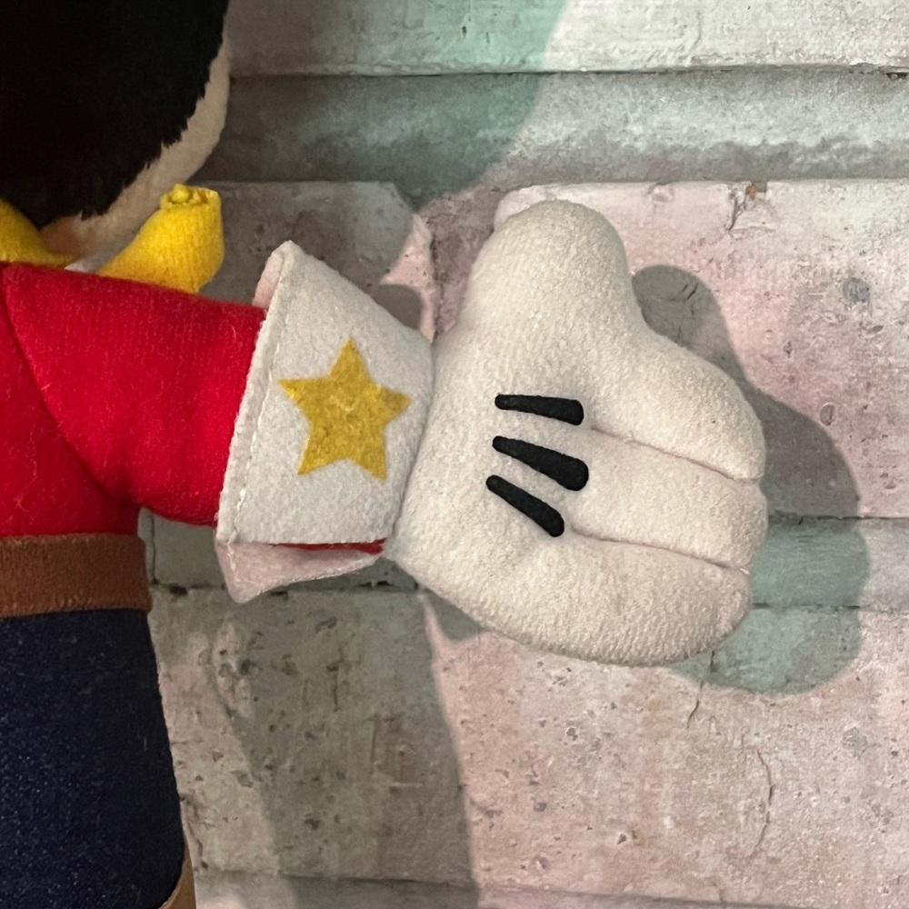 Vtg Mickey Mouse Cowboy‎ Sherriff 12 in Plush Disneyland Walt Disney World Parks - Picture 9 of 11